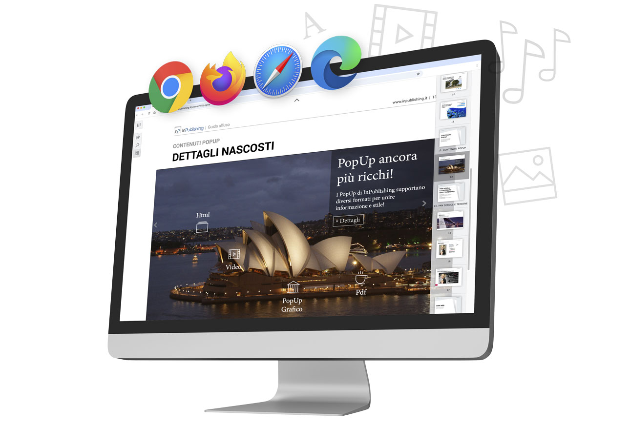 InPublishing Web visualizza su Browser Web documenti interattivi creati con InDesign